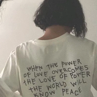 Free Shipping-"THE POWER OF LOVE" TEE - Thumbnail 1
