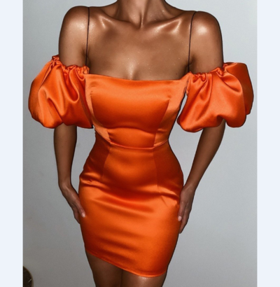 Solid Color Bubble Sling Sleeveless Dress