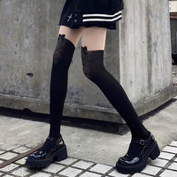 Japanese Sexy Bow Night Black Tights Stockings - Thumbnail 4