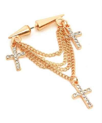 Chain Multi Cross Earrings