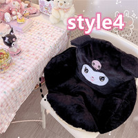 New cute dog fox cartoon warm cushion cushion - Thumbnail 4