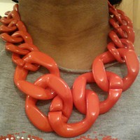 Drama Chunky Chain Necklace Set - Thumbnail 1