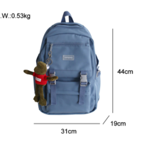 Large Capacity Multiple Pockets Waterproof Nylon Backpack - Thumbnail 6