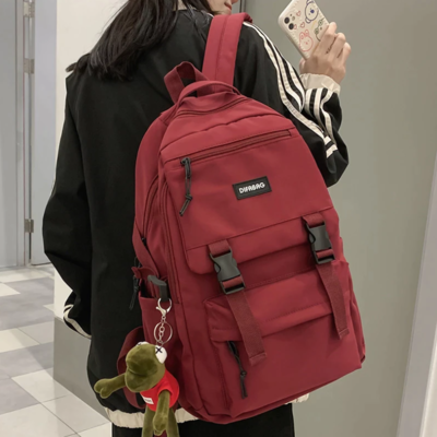 Large capacity multiple pockets waterproof nylon backpack