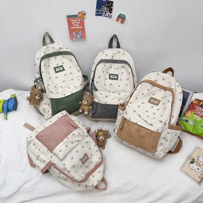 Women large capacity backpack new student travel 