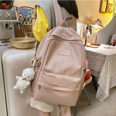 Waterproof nylon women backpack multi-pocket 