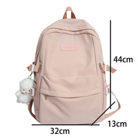 Waterproof Nylon Women Backpack Multi-Pocket  - Thumbnail 5