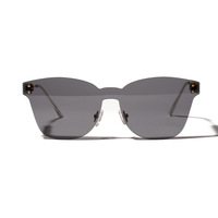 One-piece lens fashion sunglasses - Thumbnail 5