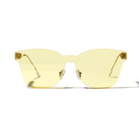 One-piece lens fashion sunglasses - Thumbnail 6