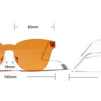 One-piece lens fashion sunglasses - Thumbnail 7