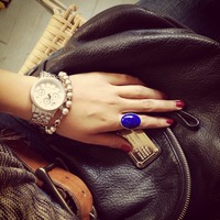 "Lindsay" Royal Blue Ring - Thumbnail 1