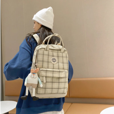 Lattice college kawaii backpack women kids school 