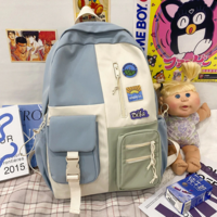Women Backpack Waterproof Nylon School Backpack - Thumbnail 3