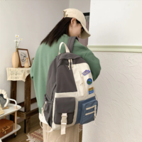 Women Backpack Waterproof Nylon School Backpack - Thumbnail 4