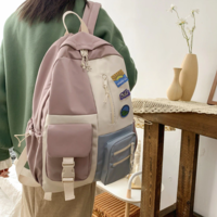 Women Backpack Waterproof Nylon School Backpack - Thumbnail 1