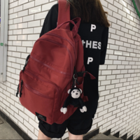 Waterproof Nylon Women Backpack Unisex Multi-Pocket - Thumbnail 3
