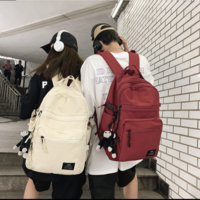Waterproof Nylon Women Backpack Unisex Multi-Pocket - Thumbnail 4