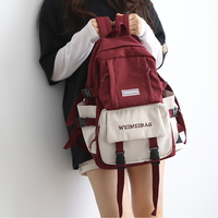 Trendy Female Panelled Harajuku Bag Girl Kawaii  - Thumbnail 3