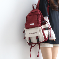 Trendy Female Panelled Harajuku Bag Girl Kawaii  - Thumbnail 2