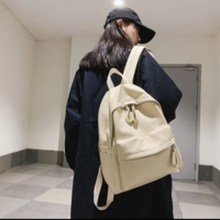 Fashion Backpack Laptop Backbag PU Leather  - Thumbnail 6