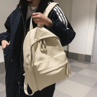 Fashion Backpack Laptop Backbag PU Leather  - Thumbnail 7