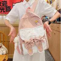 Japanese Style Backpack Women JK High School Bags - Thumbnail 4
