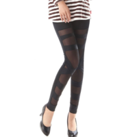 Fashion Sexy Halloween Leggings Mesh Women - Thumbnail 1