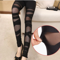 Fashion Sexy Halloween Leggings Mesh Women - Thumbnail 3