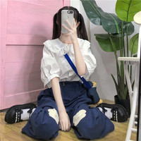 Japanese Kawaii Women Soft Girl Pants Korean  - Thumbnail 5