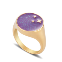 PURPLE STARRY RING - Thumbnail 4