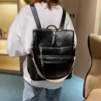 Designer Women Bag Large Capacity Backpack - Thumbnail 5
