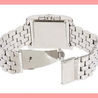 Michael Kors Women's Chronograph White Crystal Watch - Thumbnail 1