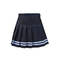 Solid Color Women'S Zipper High Waist Skirt - Thumbnail 3