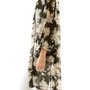 Long Vintage Floral Chiffon Kimono-2