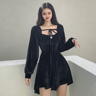 Woman Vintage Spring Korean Fashion Mini Dress