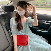 Sweet Floral Mesh Dress Women Elegant Princess  - Thumbnail 6