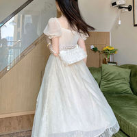 Elegant Princess Dress Women Vintage Lace-Up  - Thumbnail 5