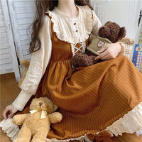 Kawaii Lolita Dress Women Japanese Sweet Long - Thumbnail 2