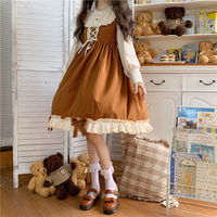 Kawaii Lolita Dress Women Japanese Sweet Long - Thumbnail 3