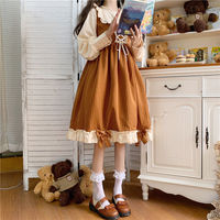 Kawaii Lolita Dress Women Japanese Sweet Long - Thumbnail 4