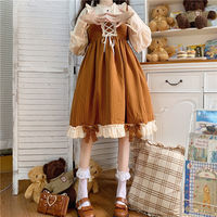 Kawaii Lolita Dress Women Japanese Sweet Long - Thumbnail 6