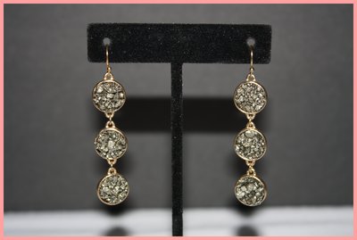 Semi precious stone earrings