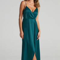 Summer Spaghetti Straps V Neck Backless Dress - Thumbnail 2
