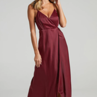 Summer Spaghetti Straps V Neck Backless Dress - Thumbnail 1