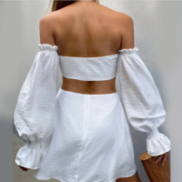 Sexy Off Shoulder Cut Out Party Dress Elegant  - Thumbnail 7