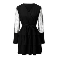 Sexy Transparent Long Sleeve Female Lace Up  - Thumbnail 6