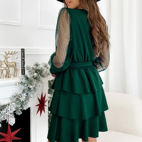 Sexy Transparent Long Sleeve Female Lace Up  - Thumbnail 2