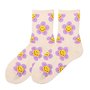 HAPPY KAWAII FLOWERS SOCKS ( SET / 5 Pairs ) -3