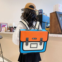 New fashion printing two-dimensional personality large-capacity travel backpack - Thumbnail 7