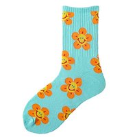 HAPPY KAWAII FLOWERS SOCKS ( SET / 5 Pairs )  - Thumbnail 8
